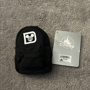 Disney Black mini Backpack with Logo
